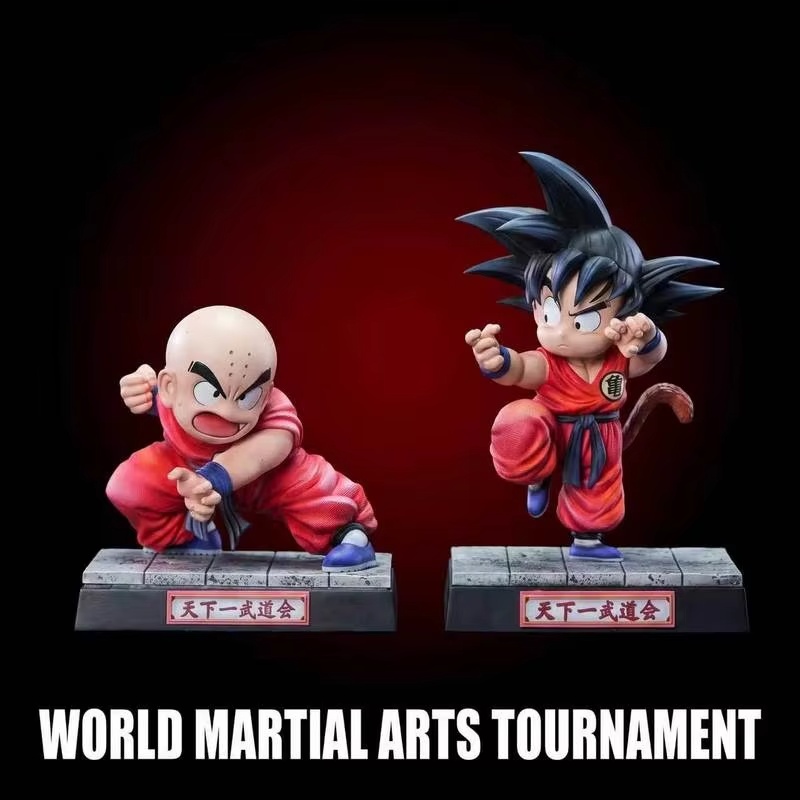 Vintage Collectible Figurines - Anime Dragon Ball Krillin Goku Yj