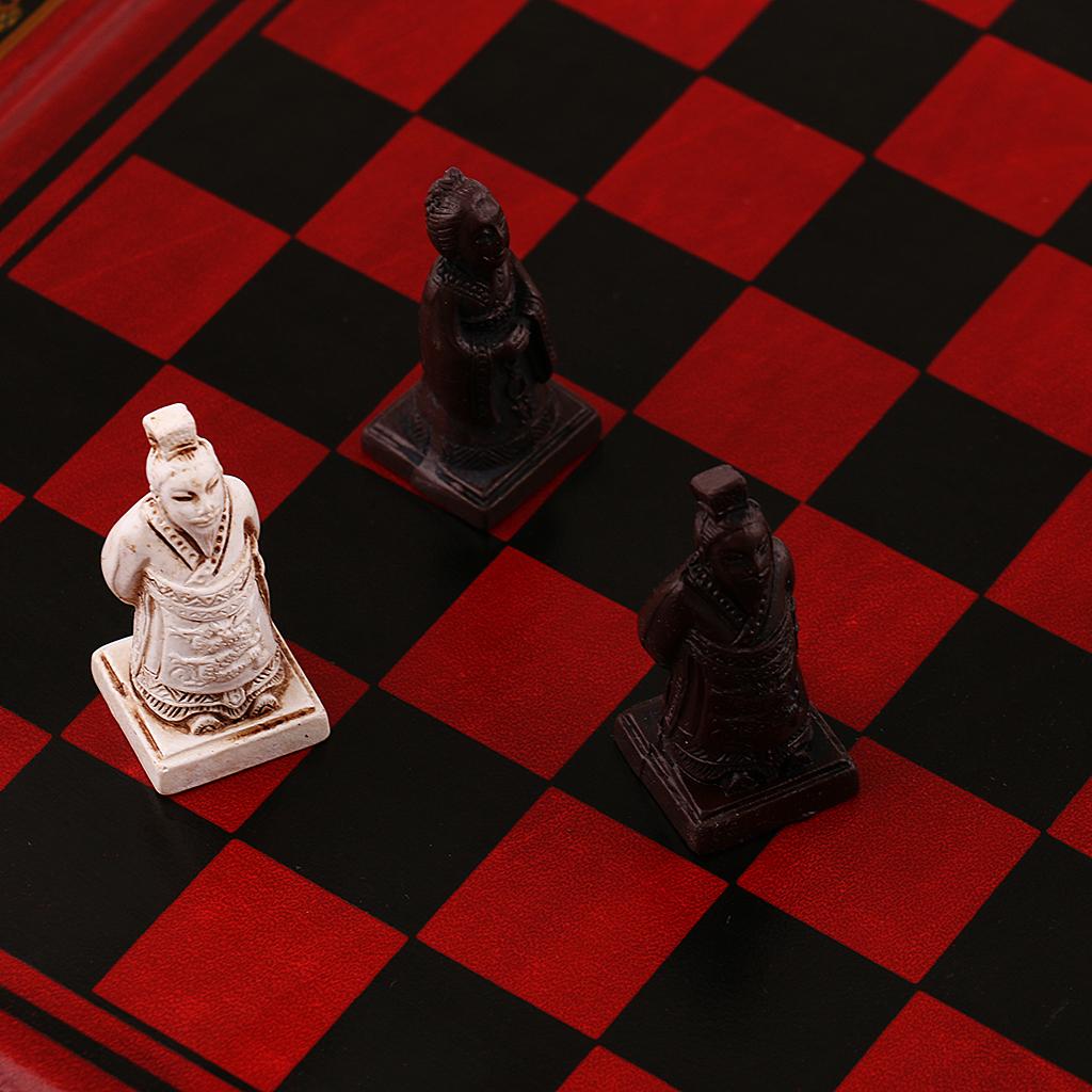 Vintage Collectible Board Games - Vintage Chinees terracotta schaakspel luxe schaakbordspel