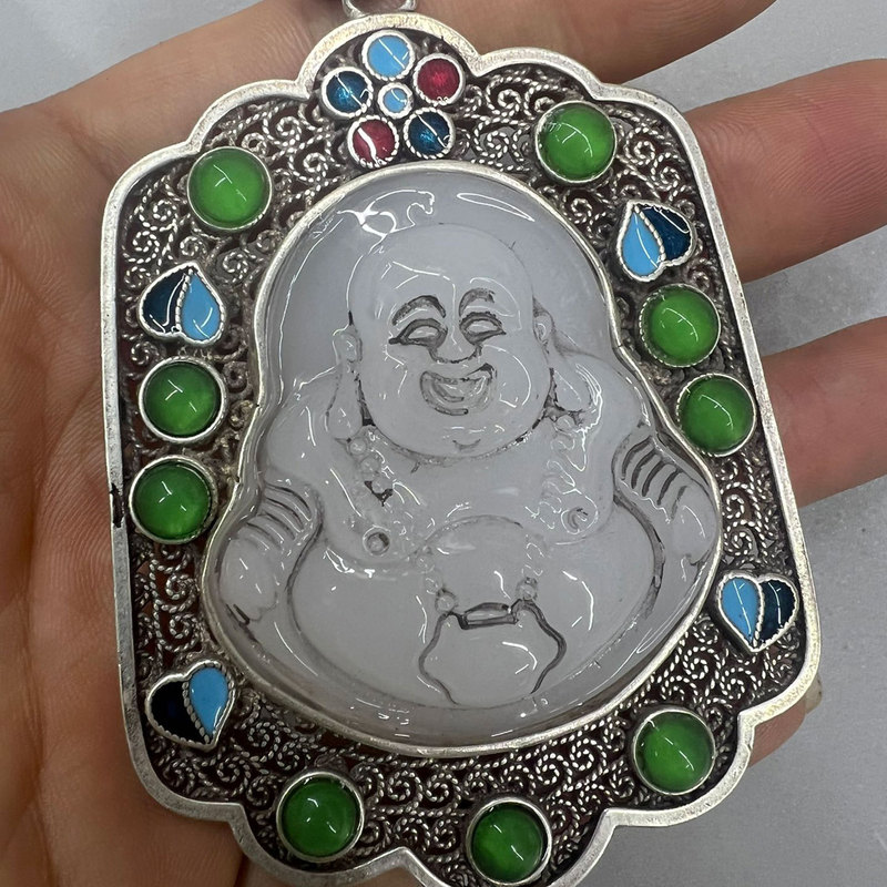 Vintage Collectible Market - Vintage folk verzamelobject van verzilverd zinklegering