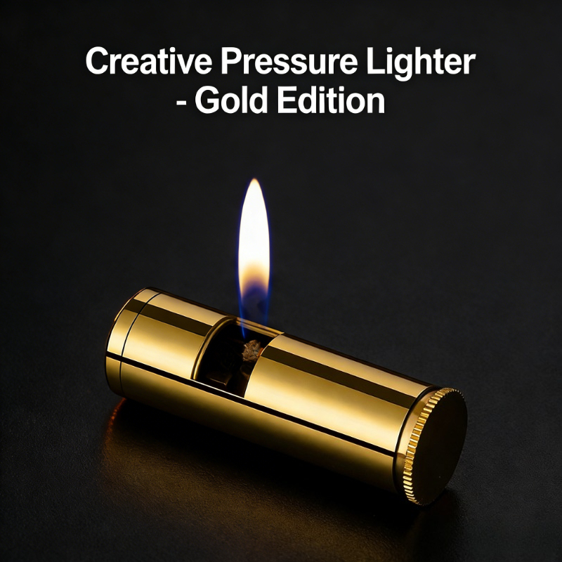 Vintage Collectible Lighters - Nieuwe Boutique Vintage Messing Cilinder Aansteker