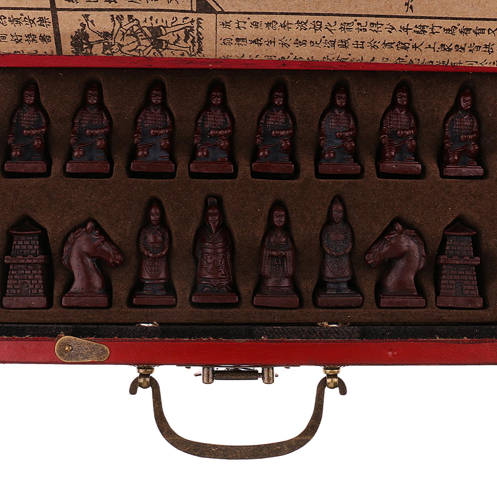 Vintage Collectible Board Games - 32 stks/set hars traditioneel Chinees schaakspel