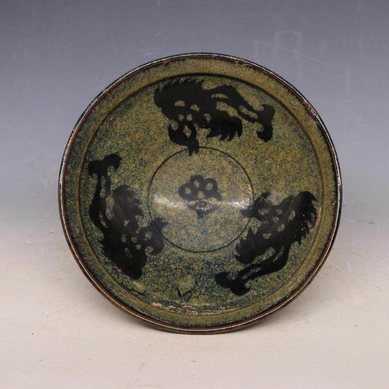 Collectible Vintage Wine - Traditionele Chinese handgeschilderde theekom met fenixmotief,