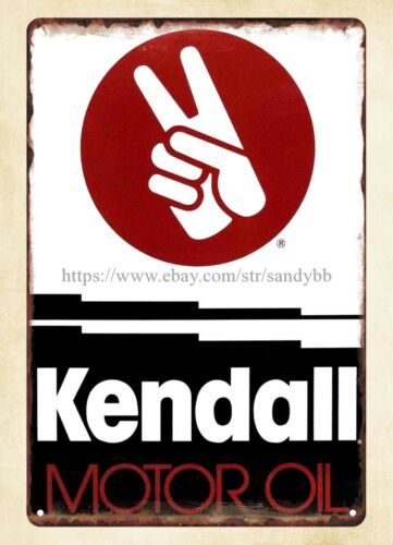 Vintage Collectible Stores - Kendall Motor Oil metalen blikkenbord bewaart