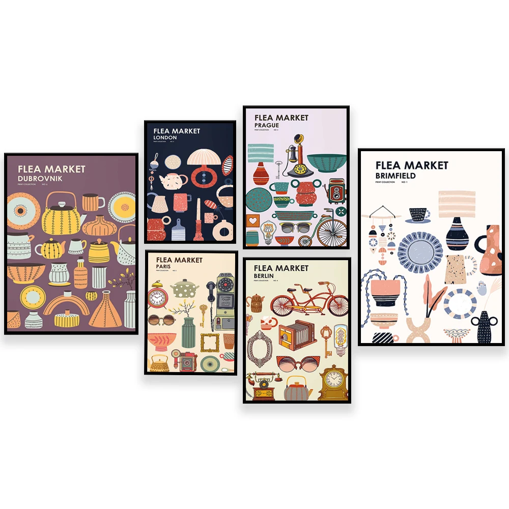 Vlooienmarkt Printcollectie Vi - Vintage Collectible Market recensie en prijs