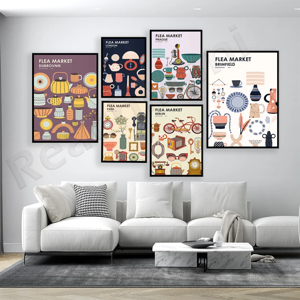 Vlooienmarkt Printcollectie Vi - Vintage Collectible Market recensie en prijs