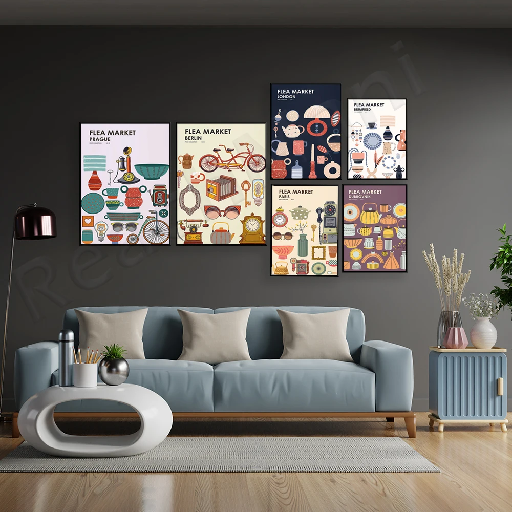 Vlooienmarkt Printcollectie Vi - Vintage Collectible Market recensie en prijs