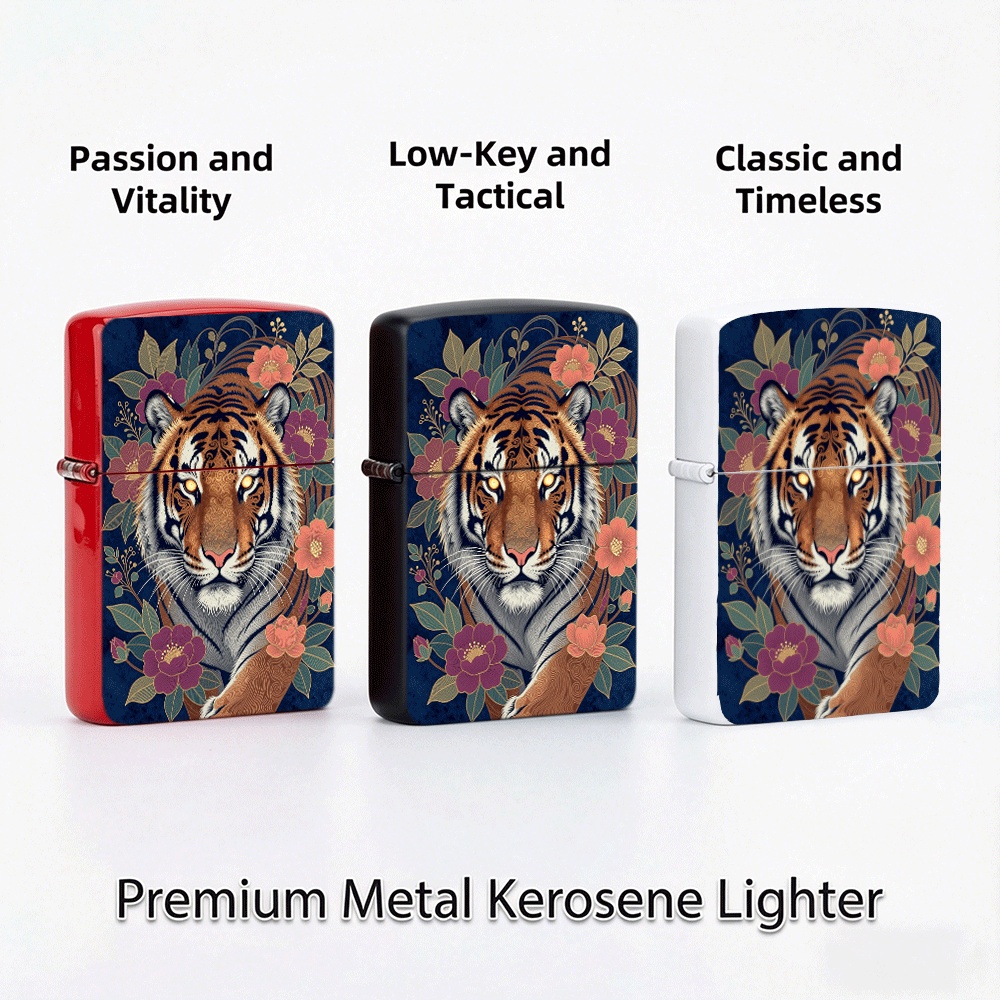 Flip Top Aansteker Tijger Met  - Vintage Collectible Lighters recensie en prijs