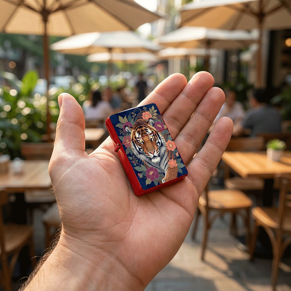 Flip Top Aansteker Tijger Met  - Vintage Collectible Lighters recensie en prijs