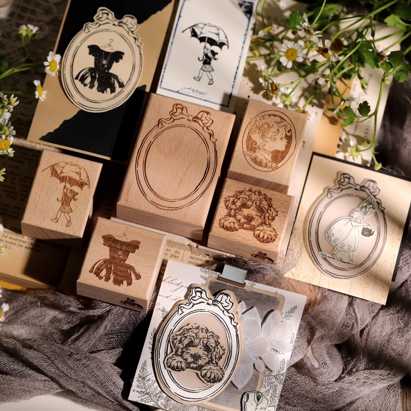 Vintage mooie bloemenmeisje jo - Vintage Collectible Stamps recensie en prijs