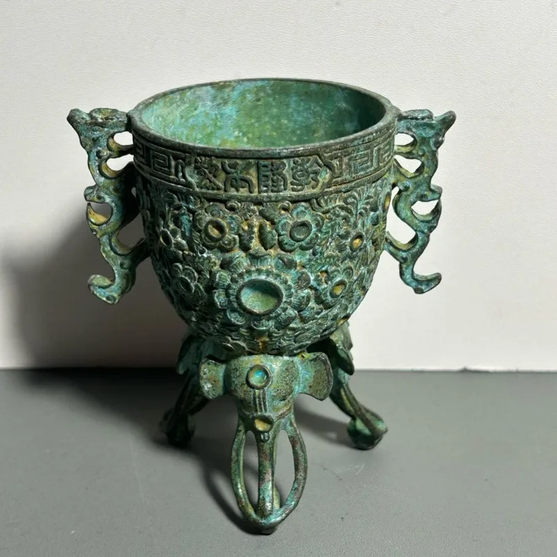 Antiek bronzen ritueel beker m - Collectible Vintage Wine recensie en prijs
