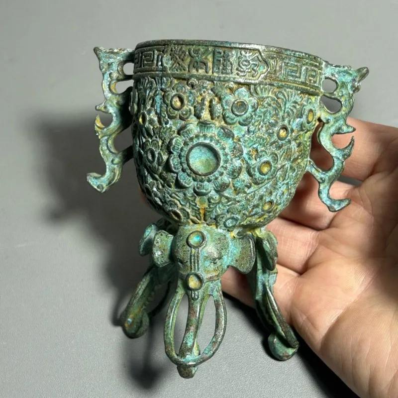 Antiek bronzen ritueel beker m - Collectible Vintage Wine recensie en prijs