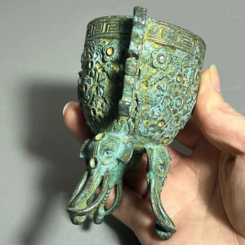 Antiek bronzen ritueel beker m - Collectible Vintage Wine recensie en prijs