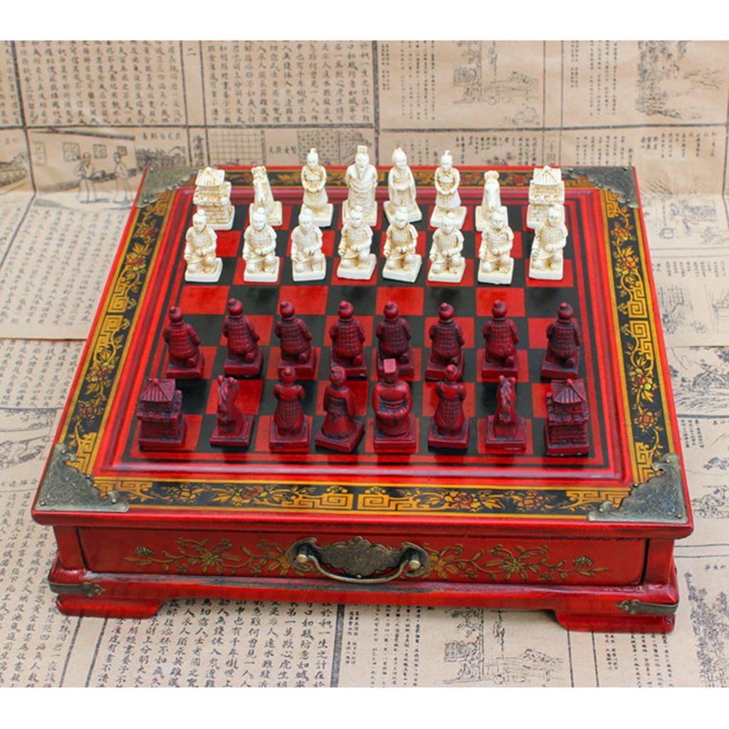 Chinees schaakspel hars antiek - Vintage Collectible Board Games recensie en prijs