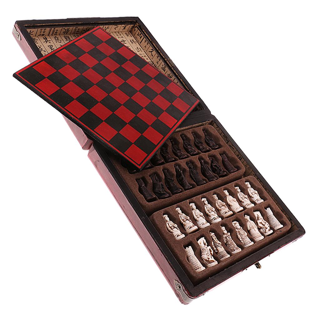 Chinees schaakspel houten mini - Vintage Collectible Board Games recensie en prijs