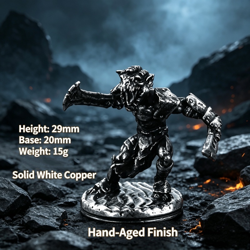 Witte koperen Goblin Warrior m - Vintage Collectible Board Games recensie en prijs