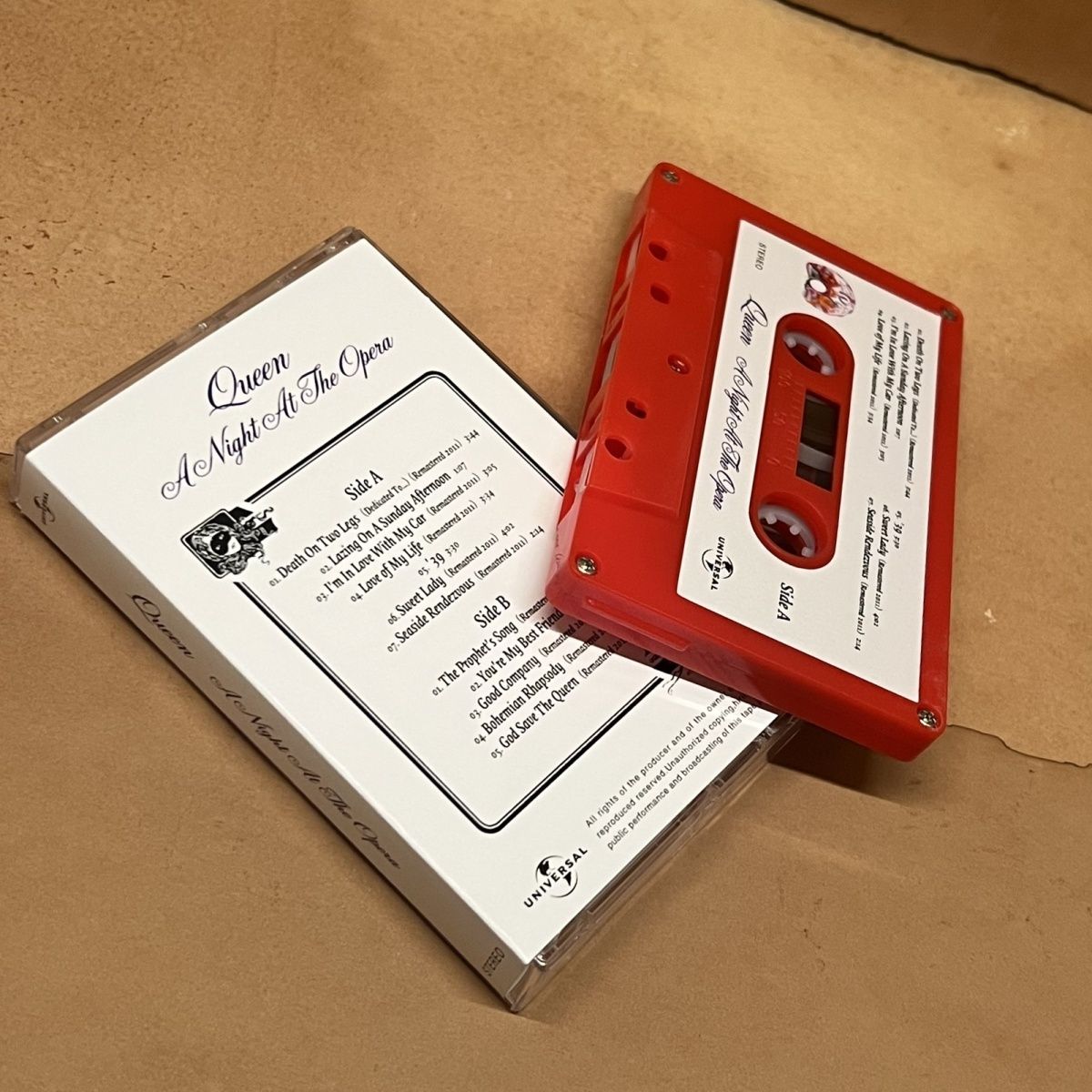 Rode cassettebandje, klassieke - Vintage Collectibles recensie en prijs