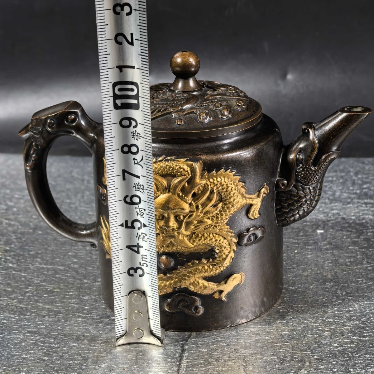 Antiek verguld messing draken- - Collectible Vintage Wine recensie en prijs