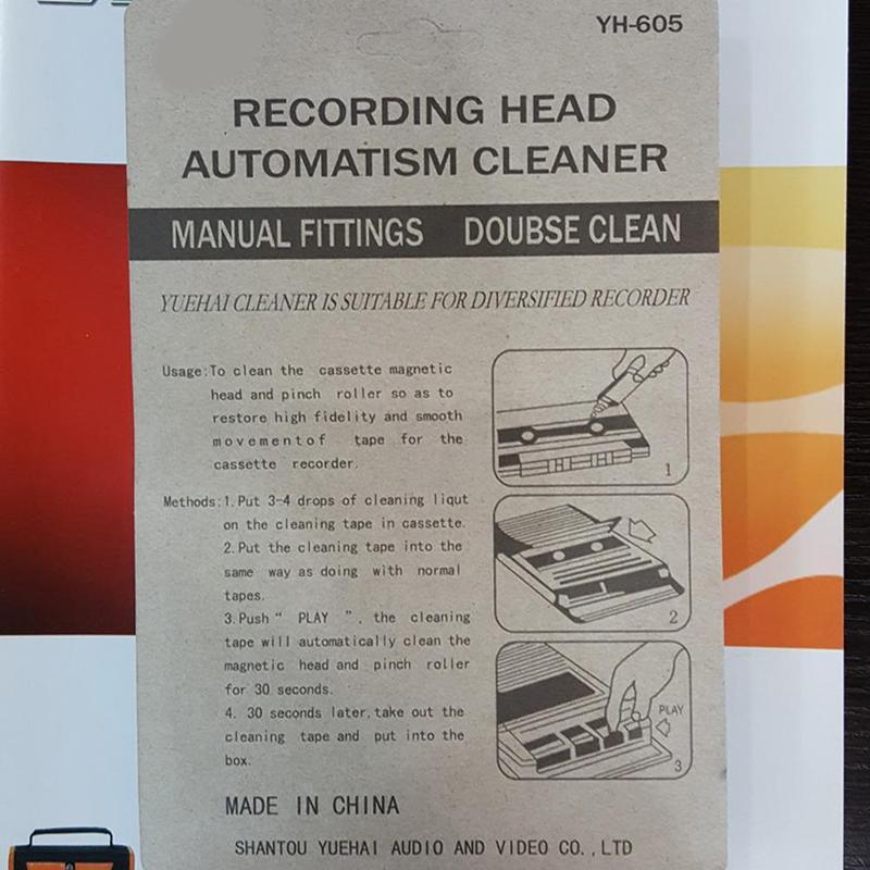 NIEUW Tape Cleaner Tape Record - Cassette Tape Head recensie en prijs