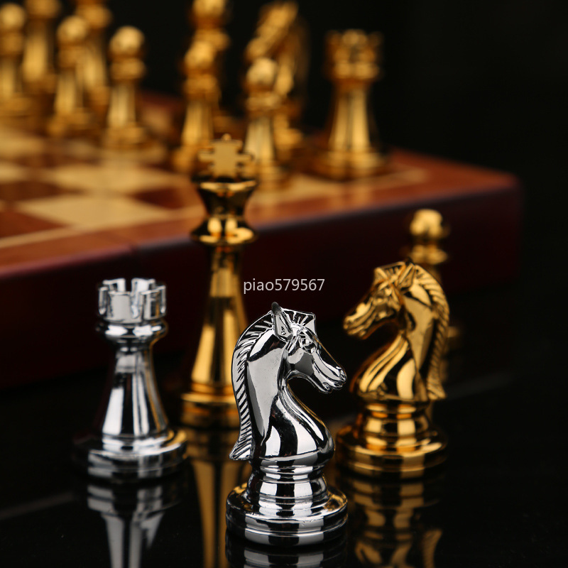 Luxe houten schaakspel met met - Vintage Collectible Board Games recensie en prijs